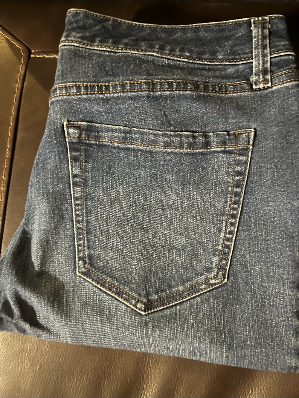 Charter Club Lexington Straight Leg Jeans Women’s Size 12 Blue Denim